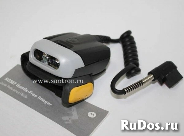 сканер zebra / motorola symbol rs-507 (hands-free 2d imager, 2-finger mounted, с кабелем для подключения к wt4090/41n0) RS507-IM20000CTWR фото