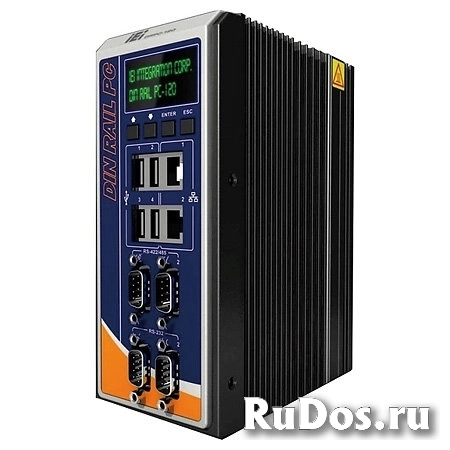 Безвентиляторный компьютер DIN-рейка IEI DRPC-120-BTi-E5-OLED/2G фото