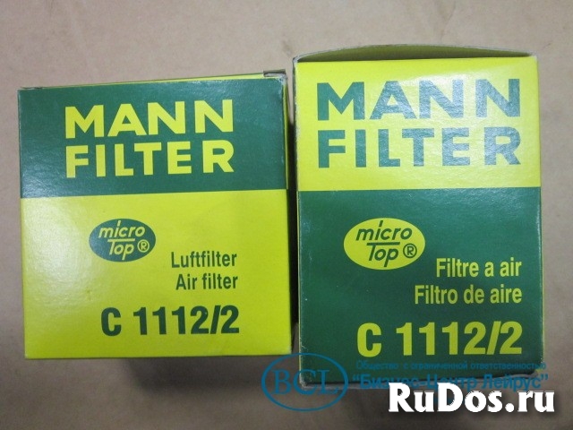 Фильтр воздушный C1112/2 C1112-2 Filtre air Filterwerk Мann изображение 5