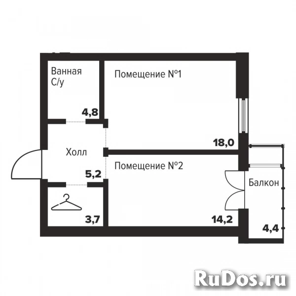 Продам 1 комнатную квартиру 45 м2 фото