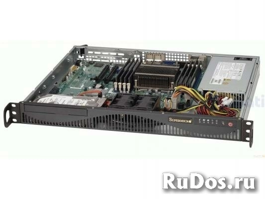 Серверный корпус 1U Supermicro CSE-512F-350B 350 Вт чёрный фото