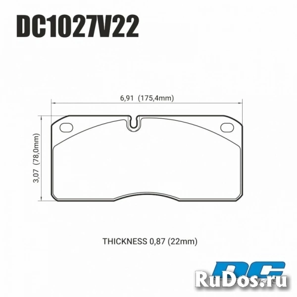 Колодки тормозные DC1027V22 DC brakes Street HD, перед. система STOPTECH HD TOYOTA LC200 / LX570 фото