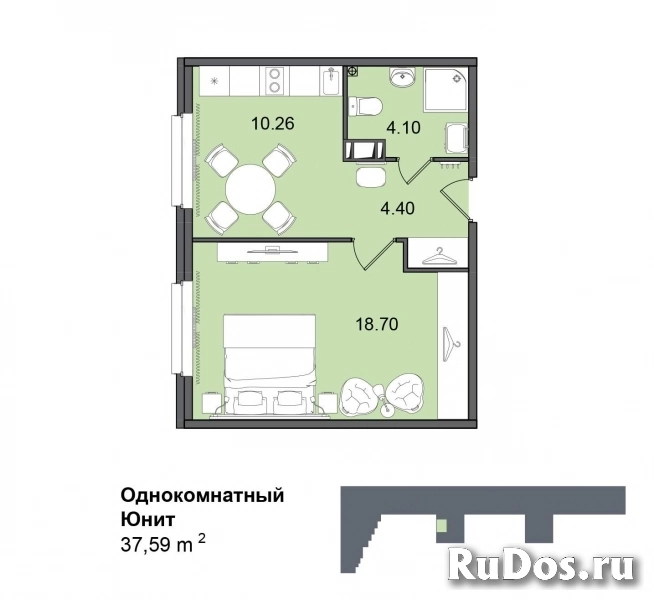 Продам 1 комнатную квартиру 37 м2 фото