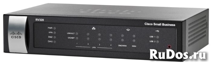 Маршрутизатор Cisco RV320 Dual Gigabit WAN VPN Router фото