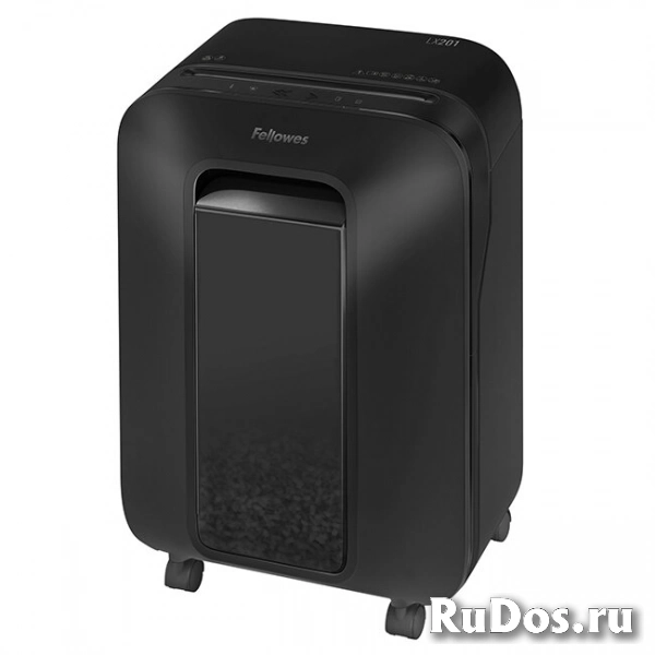 Шредер (уничтожитель) Fellowes Powershred LX201 (2x12 мм) черный фото