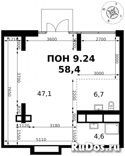 Продам коммерческую недвижимость 58.4 м2 изображение 3