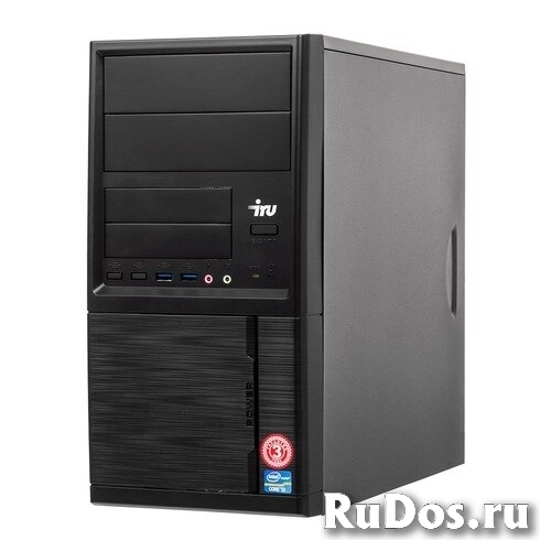 Компьютер IRU Office 110, Intel Celeron J3355, DDR3 4ГБ, 500ГБ, Intel HD Graphics 500, Free DOS, черный [1005576] фото