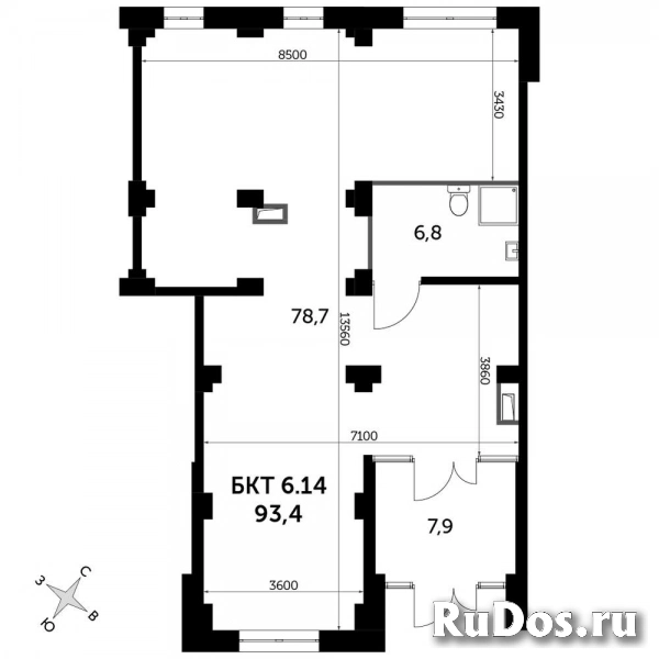 Продам коммерческую недвижимость 93.8 м2 изображение 3