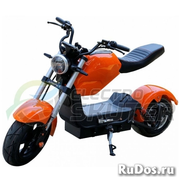 Электроскутер Citycoco Harley Prince 2000W (Оранжевый) фото