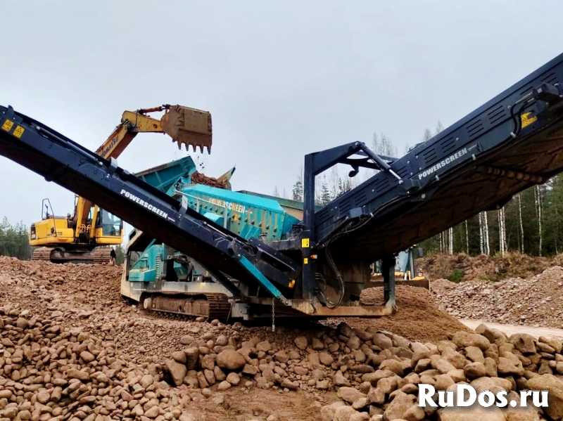 PowerScreen Warrior 1800 б/у мобильный грохот 2020 года фото