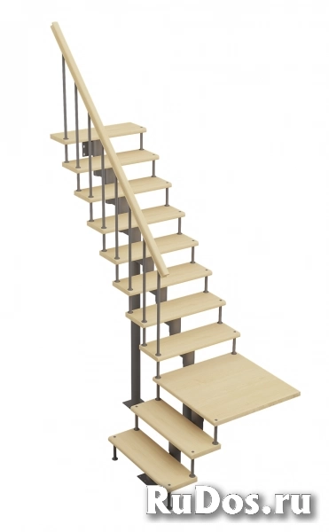 Модульная лестница Статус поворот на 90гр. h=3240-3420мм фото