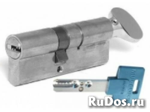 Цилиндр Mul-T-Lock (Interactive) L 90 ТФИ (90мм/40х50 В) усиленная никель фото