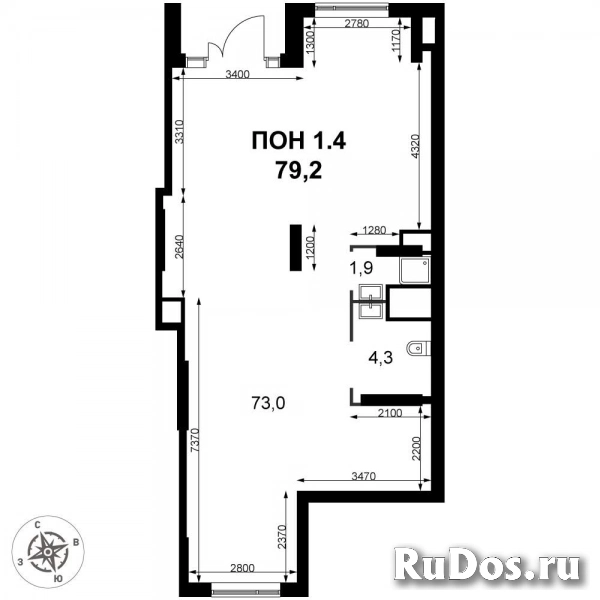 Продам коммерческую недвижимость 79.2 м2 изображение 3