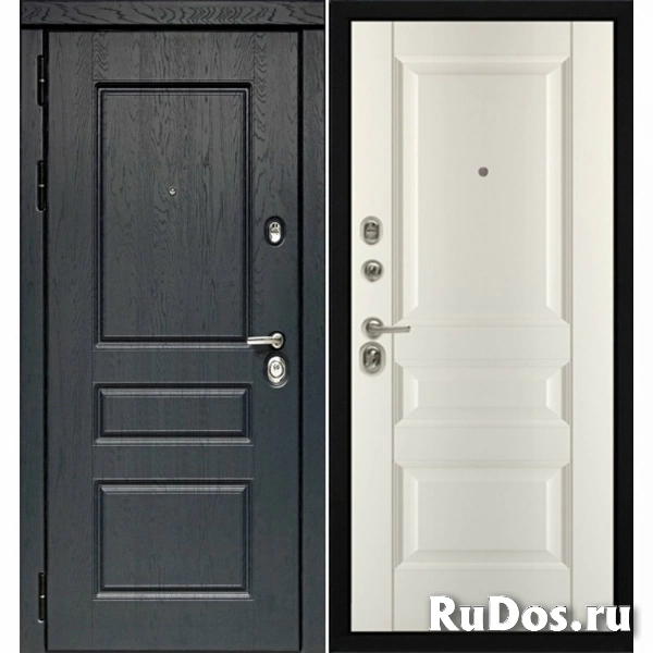 Входная металлическая дверь HAUSDOORS ProfilDoors HD-2/95U Магнолия |Полотно 100 мм, Металл 1.5 мм (Товар № ZA190818), Размер 2050*960 по коробке (левая) фото