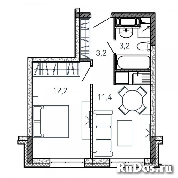 Продам 1 комнатную квартиру 30 м2 фото