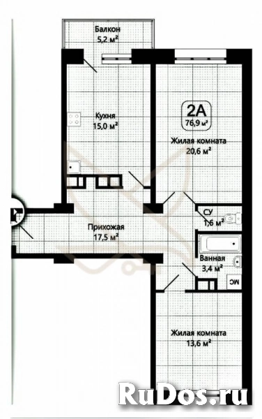 Продам 2 комнатную квартиру 76 м2 фотка