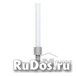 Ubiquiti AMO-2G10 внешняя всенаправленная MIMO 2x2, 10 дБ, 2,35-2,55 ГГц, 360 x12 , 2 RP-SMA волны вертикальные горизонтальные фото