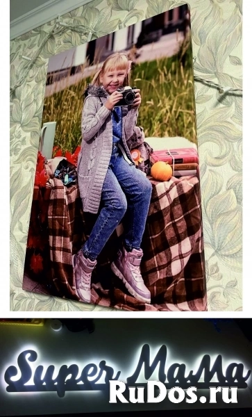 Фото на холсте или баннере, коллажи, ночники RGB фотка