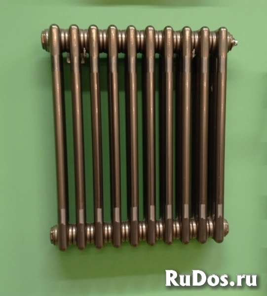 Радиатор отопления Zehnder 3057 10 секций, боковое подключение цвет: Технолак изображение 3