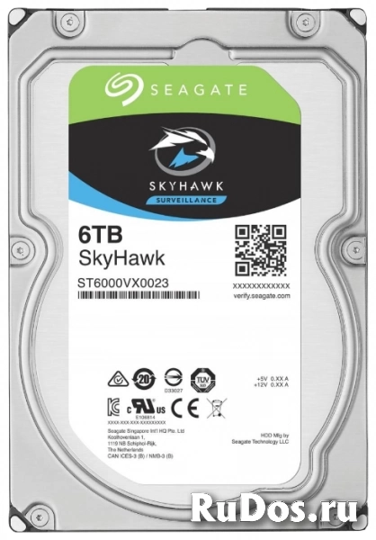 Жесткий диск Seagate SkyHawk 6 TB ST6000VX0023 фото
