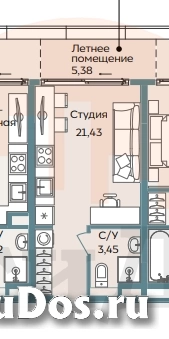 Продам 1 комнатную квартиру 30 м2 изображение 8