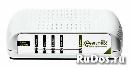 Терминал ELTEX NTE-2 (B+) ONT, 1 порт TurboGEPON (SC), 1 порт LAN 1000 Base-T, 1 порт Ethernet 10/100 Base-T, class B+ фото