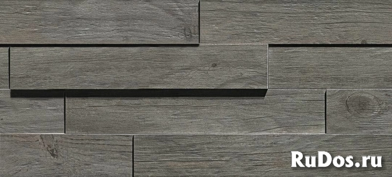 Декор Atlas Concorde Axi AMWD Grey Timber Brick 3D 20x44 фото