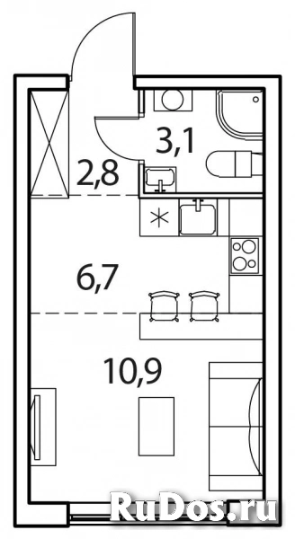 Продам 1 комнатную квартиру 23 м2 фотка