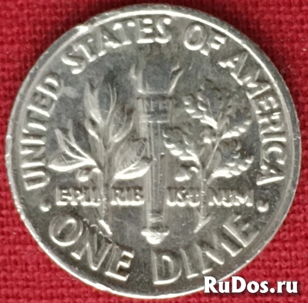 Монета США 1 дайм (10 центов, 1 dime) 1985 года фото