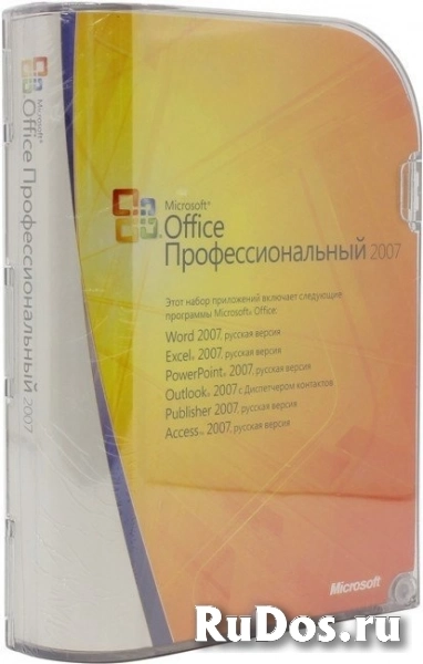 Microsoft Office 2007 Professional Russian CD фото