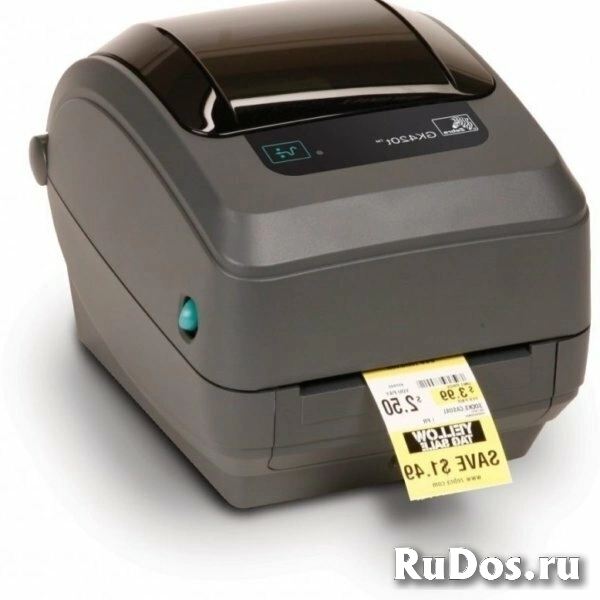 Принтер печати этикеток Zebra GK420t, термотрансферный принтер, 203 dpi, USB, LAN темно-серый GK42-102220-000 фото