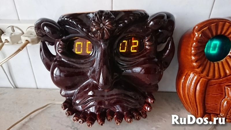 Часы электронные цифровые Сова и Мефистофель изображение 6