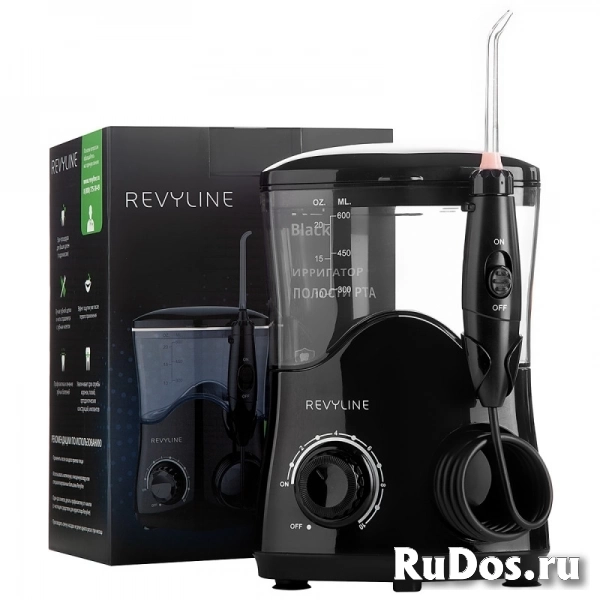 Мощный ирригатор Revyline RL 100 (черный) с 10 режимами чистки фото