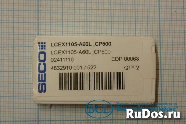 Пластина Seco Lcex1105-A60L CP500 сменная твердосплавная изображение 6