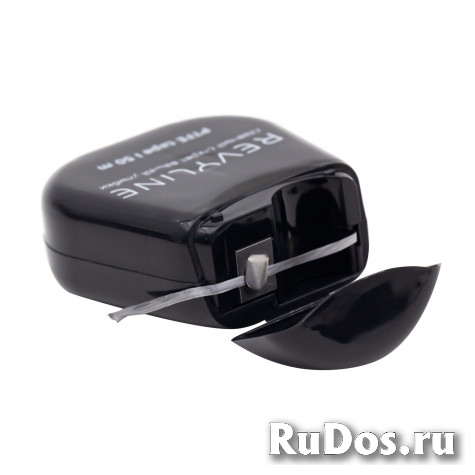 Зубная нить Revyline PTFE Black Edition в черном футляре, 50 м фото