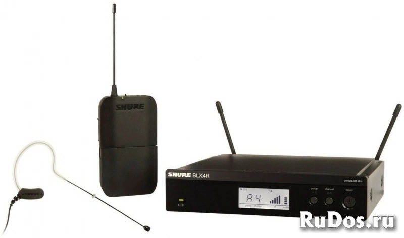 Shure BLX14RE/MX53 радиосистема с оголовьем фото