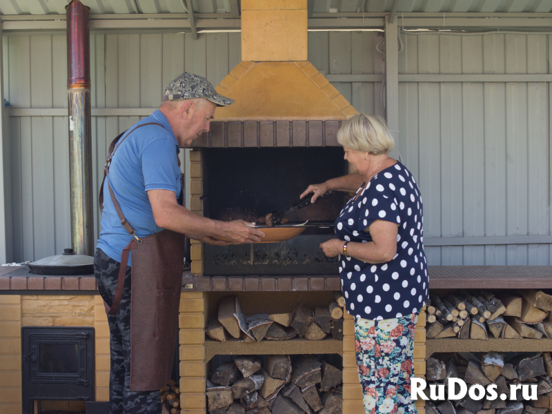 Печь барбекю с мангалом Принц для беседки или участка изображение 10