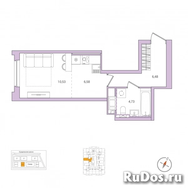 Продам 1 комнатную квартиру 28 м2 фото