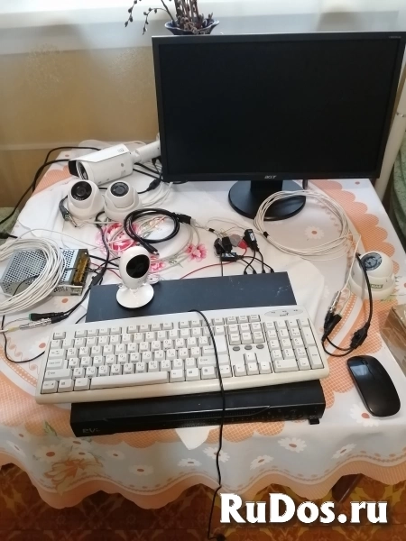 Комплект рабочего оборудования для видео наблюдения фотка