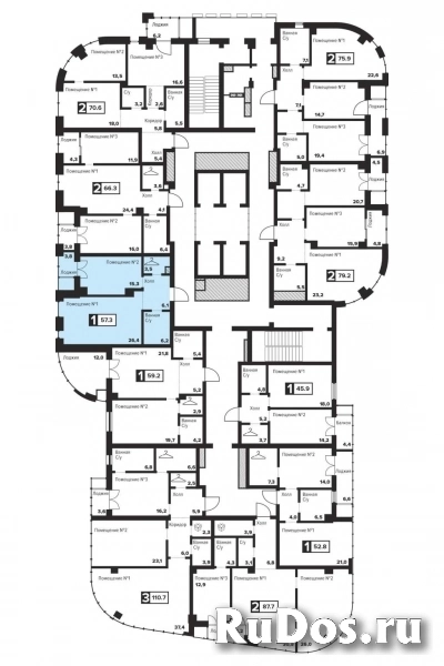 Продам 1 комнатную квартиру 57 м2 фото
