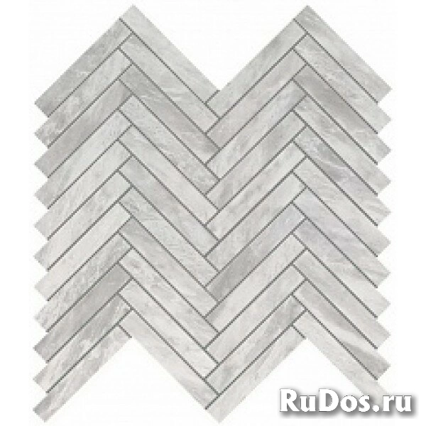 9SHB Мозаика MARVEL STONE COLLECTION Bardiglio Grey Herringbone Wall 30x30 фото