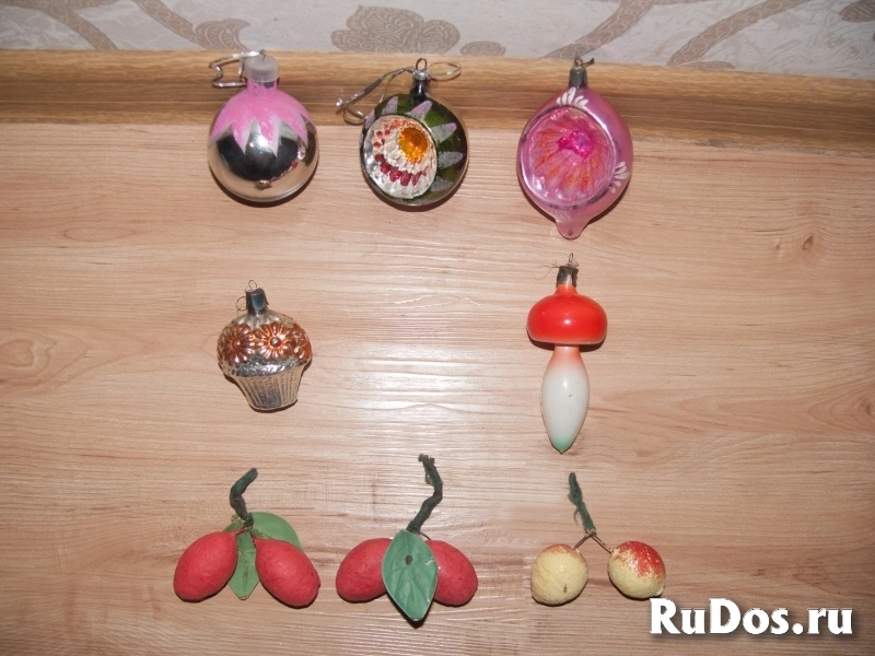 Ёлочные игрушки эпоха СССР винтаж изображение 4