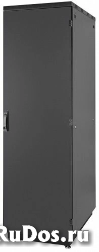 Шкаф напольный 19, 22U Eurolan 60F-22-6A-30BL Racknet S3000 600 × 1000, передняя дверь металлическая одностворчатая, задняя дверь металлическая одно фото