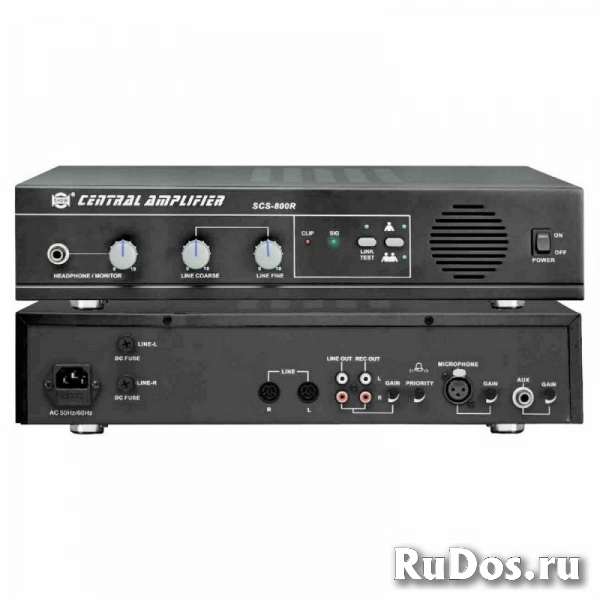 SHOW SCS800R - Центральный блок на 30 мест с монитором 3 Вт., доп. микр.вх., вых. на запись. фото