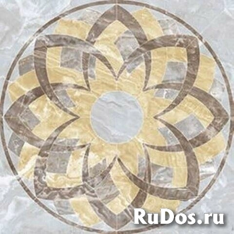 Панно Premium Marble Light Grey Lap. 120x120 Kerranova фото