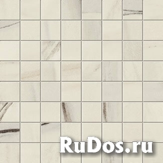 Мозаика AOVF Marvel Dream Bianco Fantastico Mosaico Matt 30x30 Atlas Concorde Italy фото