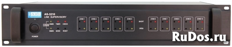 PROAUDIO AS-3210 Контроллер целостности линий громкоговорителей, 10 зон контроля фото