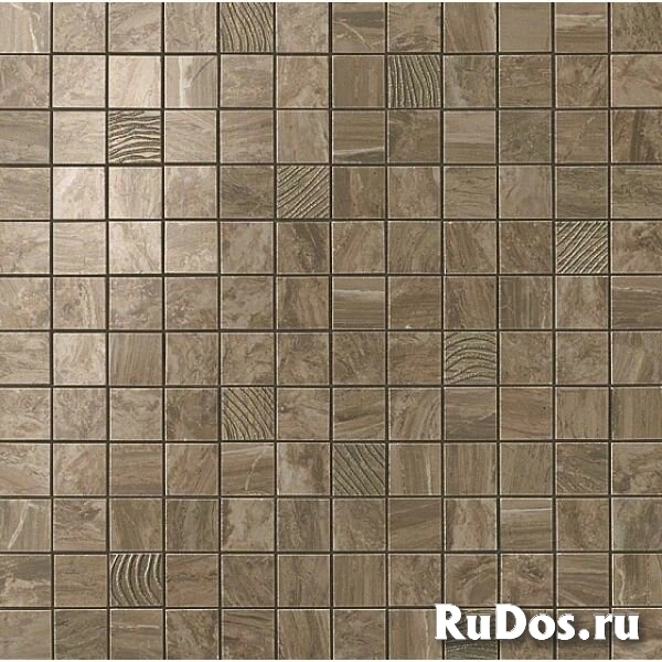 Плитка Atlas Concorde Supernova Marble S.M. Woodstone Taupe Mosaic 30,5x30,5/S.M. Вудстоун Таупе Мозаика 30,5x30,5 600110000067 фото