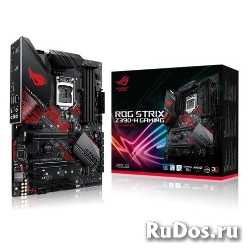 Материнская плата ASUS ROG STRIX Z390-H GAMING, LGA 1151v2, Intel Z390, ATX, Ret фото