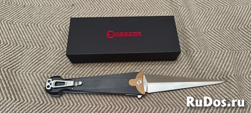 Daggerr Knives Cinquedea black aluminum VG10 изображение 5